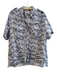 Equipment Size Small Navy & white Cotton Half Button Collared Breast Pocket Top Navy & white / Small