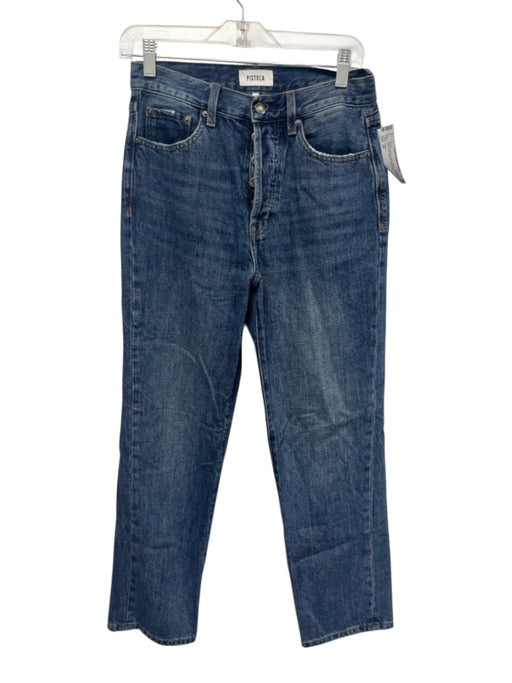 Pistola Size 26 Medium Wash Cotton Blend High Rise Button Fly Tapered Jeans Medium Wash / 26
