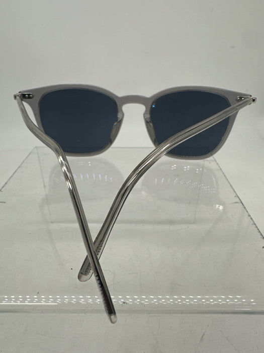 Oliver Peoples Gray Blue Acetate Translucent Solid Sunglasses