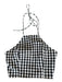 Lucy Paris Size S White & Black Linen Halter Neck Gingham Cropped Top White & Black / S