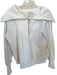 Varley Size S White Polyester Blend Funnel Neck Ribbed Half Zip Athletic Jacket White / S