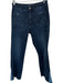 Anine Bing Size 28 Dark Wash Cotton Blend High Waist Wide Leg Raw Hem Jeans Dark Wash / 28