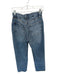 Good American Size 27 Med Dark Wash Cotton Blend Mid Rise Crossover Jeans Med Dark Wash / 27