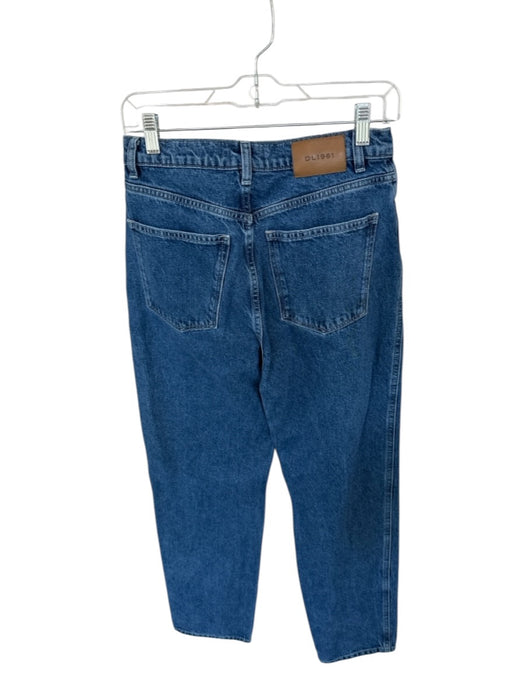 DL1961 Size 26 Dark Wash Cotton High Waist Straight Leg Jeans Dark Wash / 26