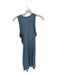 Bobi Size M Slate Blue Cotton Sleeveless Gathered Side Dress Slate Blue / M
