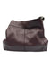 Coach Maroon Purple Leather Two Handle Zip Pocket Magnetic Snap Closure Bag Maroon Purple