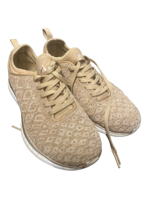 APL Shoe Size 7.5 Rosegold Lace Up Metalic White Sole Athletic Shoes Rosegold / 7.5