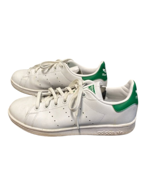 Adidas Shoe Size 4.5 White & Green Leather Low Top lace up Stan Smith Shoes White & Green / 4.5