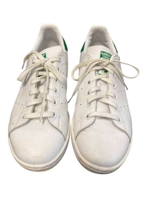 Adidas Shoe Size 4.5 White & Green Leather Low Top lace up Stan Smith Shoes White & Green / 4.5