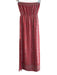 Joie Size Medium Rust & mutli Polyester Strapless Side Slit Elastic Waist Dress Rust & mutli / Medium