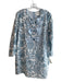 Hyacinth House Size XXL Blue & White Cotton Lined Floral Long Sleeve Dress Blue & White / XXL