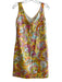 Kate Spade Size 6 Yellow, Pink & Multi Cotton Lined Spangles Floral Dress Yellow, Pink & Multi / 6