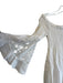 Temptation Positano Size XS White Cotton Half Lined lace accent Dress White / XS