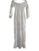 Temptation Positano Size XS White Cotton Half Lined lace accent Dress White / XS