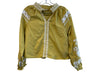 Julia Amory Size M Dijon Mustard Yellow Cotton Long Sleeve Embroidered Short Set Dijon Mustard Yellow / M