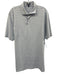 Peter Millar Size L White & Multi Polyester Striped Polo Men's Short Sleeve White & Multi / L