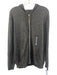 Hart Schaffner & Marx NWT Size L Dark Gray Wool Solid Zipper Men's Jacket Dark Gray / L