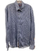 Robert Graham Size LT Blue & White Cotton Striped Button Down Long Sleeve Shirt Blue & White / LT