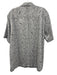 Theory NWT Size L Black & White Lyocell All Over Print Buttons Short Sleeve Black & White / L
