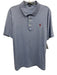 Polo Size L Blue Cotton Heathered Polo Men's Short Sleeve Blue / L