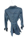 Superdown Size S Med Light Wash Cotton Long Sleeve Button Down Shacket Jacket Med Light Wash / S