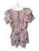 Loveshackfancy Size S Pink & Purple Cotton Flutter Sleeves Swiss Dot Dress Pink & Purple / S