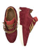 Esse Ut Esse Shoe Size 38 Maroon Suede Fringe Athletic Sneakers Maroon / 38