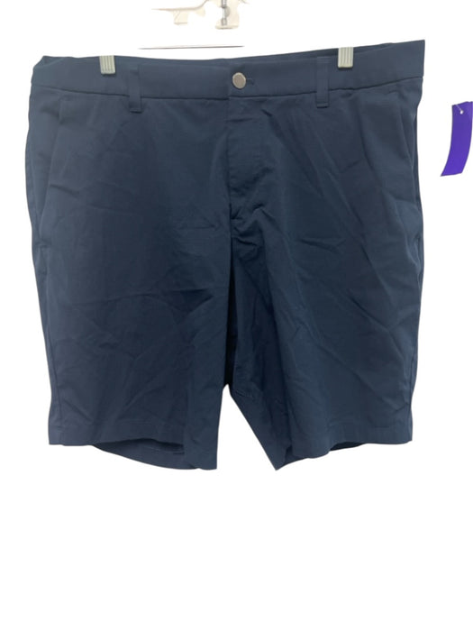 Lululemon Size 36 Navy Blue Solid Athleisure Men's Shorts Navy Blue / 36