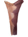 Zara Size XS Tan & Purple Strapless Ombre Gathered Front Maxi Dress Tan & Purple / XS