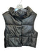 Love Tree Size S Black Vegan Leather Puffer Snap buttons Vest Black / S