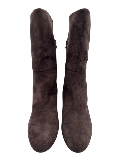 Charles by Charles David Shoe Size 9 Dark Brown Leather Upper Almond Toe Boots Dark Brown / 9