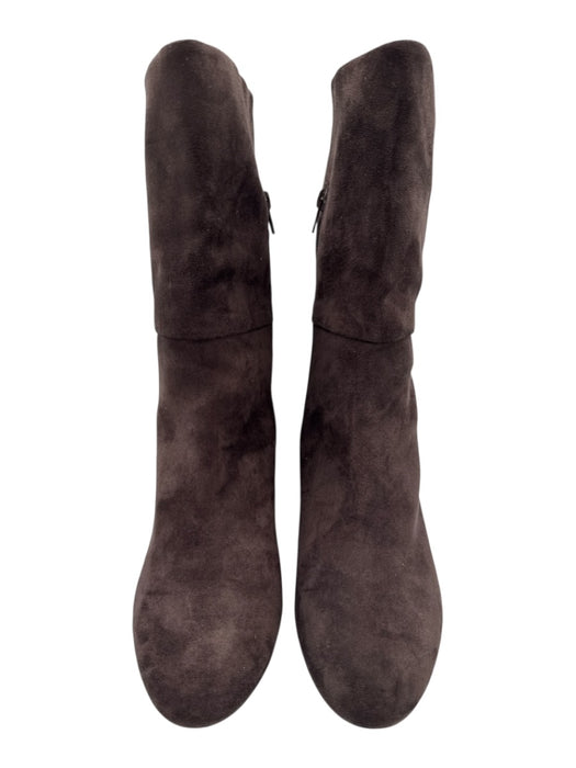 Charles by Charles David Shoe Size 9 Dark Brown Leather Upper Almond Toe Boots Dark Brown / 9