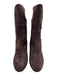 Charles by Charles David Shoe Size 9 Dark Brown Leather Upper Almond Toe Boots Dark Brown / 9