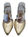 Dolce Vita Shoe Size 8.5 Gold Manmade Material Pointed Toe Low Heel Pumps Gold / 8.5
