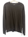 Flint and Tinder Size L Faded Black Cotton Blend Solid Crew Long Sleeve Shirt Faded Black / L