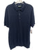 Rodd & Gun Size L Navy Cotton Blend Knit Polo Men's Short Sleeve Navy / L