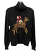 Ralph Lauren Blue Size L Black, Brown, Red Wool & Cashmere Turtleneck Sweater Black, Brown, Red / L