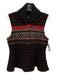 Ralph Lauren Blue Size L Black, Red, Multi Wool & Cashmere Sleeveless Vest Black, Red, Multi / L
