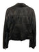 Lauren Ralph Lauren Size M / 10 Black Lamb leather Zip Up Moto Jacket Black / M / 10