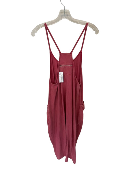 FP Movement Size XS Berry Pockets Spaghetti Strap Back Zip Athletic Jumper Berry / XS