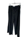 Trina Turk Size 8 Black Virgin Wool Blend Wide Leg Pleats Front Pockets Pants Black / 8