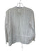 Maison De Soil Size Est S White Cotton Long Sleeve Lace Detail Button Up Top White / Est S