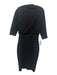 Badgley Mischka Size XS Black Cowl Neck Knee Length Sheath Dress Black / XS