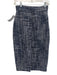 Ann Mashburn Size 0 Mixed Blues Cotton Blend Tweed Pencil Below knee Skirt Mixed Blues / 0