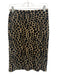 Betsey Johnson Size S Brown & Tan Polyester & Cotton Faux Fur Giraffe Skirt Brown & Tan / S