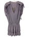Ramy Brook Size Small Lavendar Polyester Smocked Waist Band Short Sleeve Dress Lavendar / Small
