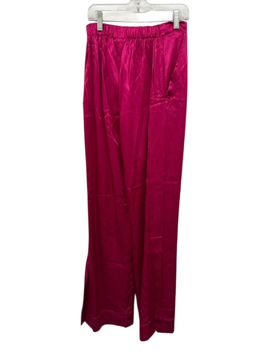 Koch Size XS Fushcia Polyester Long Sleeve Straight Leg Trouser Cropped Pant Set Fushcia / XS