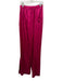 Koch Size XS Fushcia Polyester Long Sleeve Straight Leg Trouser Cropped Pant Set Fushcia / XS