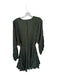 Rhode Size S Forest Green & Black Viscose Long Balloon Sleeve Belted Dress Forest Green & Black / S