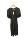 Ulla Johnson Size 6 Olive Green Cotton Short Balloon Sleeve Eyelet Maxi Dress Olive Green / 6